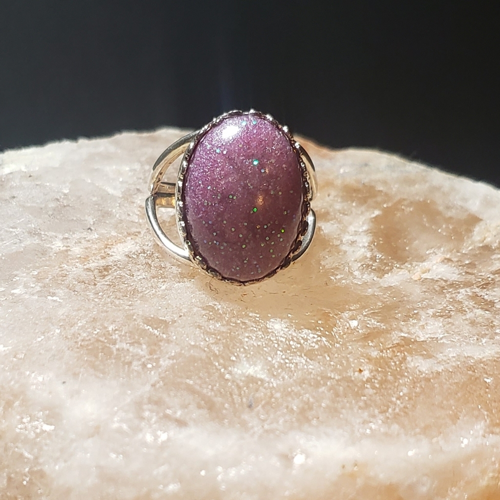 Brilliant Pink Statement Ring - image 3